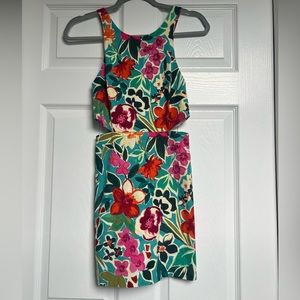 Zara Floral Corduroy Dress - XS